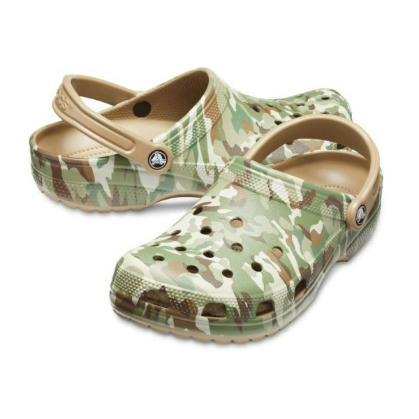 Сабо Classic Graphic II Clog (45; Dark Camo Green/Khaki)